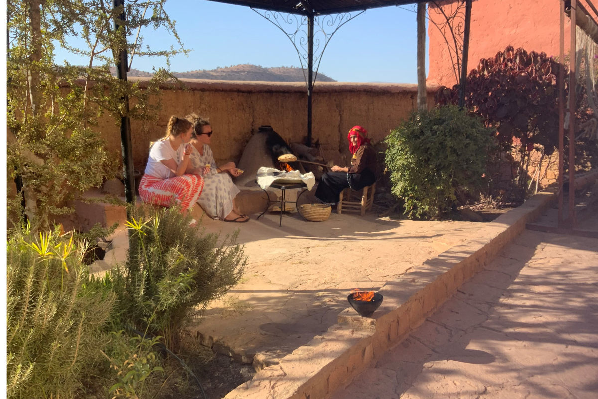 Gammel Dame i Marokko